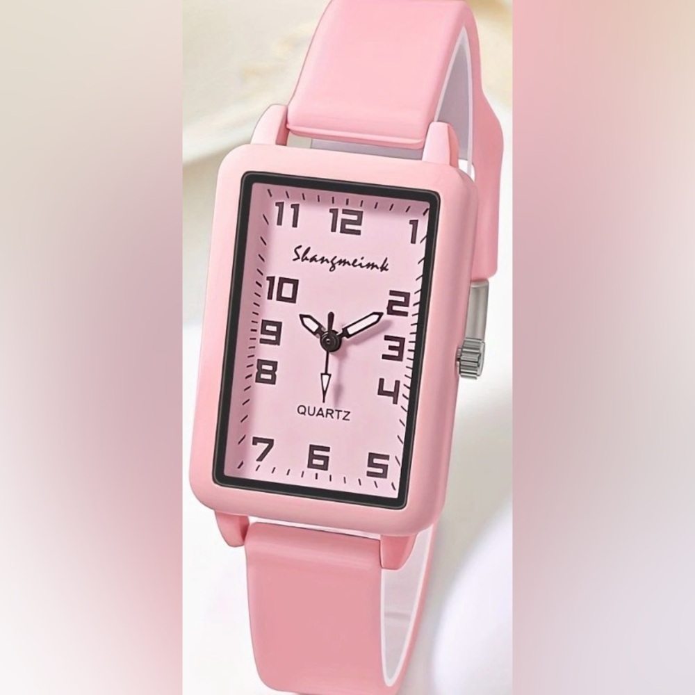 Cotton Candy Pink Analog Watch